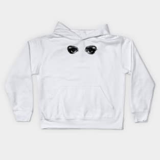 Pen and Ink Eyes Kids Hoodie